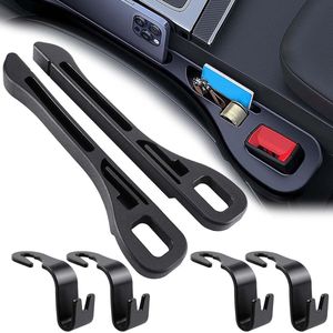 Autostoelvuller 2 stuks - Autostoelopvullers met auto-opberghaken - Universele autostoelopening - Autoaccessoires interieur auto SUV vrachtwagen .