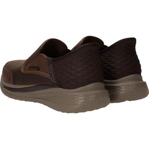 Skechers Slade Cooper Slip-Ins Instappers - Heren - Bruin - Maat 48