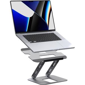 Multi-Angle Aluminum Laptop Stand - Ergonomic Notebook Stand - Suitable for MacBook Dell HP Lenovo - Up to 16 inch Screen Size