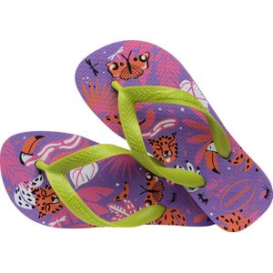 Havaianas KIDS TOP FASHION - Paars/Groen - Maat 31/32 - Unisex Slippers