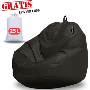Casacomfy – Pear Original – Zitzak – Zwart – Ergonomisch Ontwerp – Binnen & Buiten – Volwassenen & Kinderen