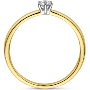 Ring Diamant 0.10ct H Si