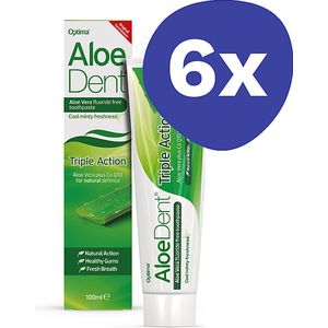 AloeDent Tandpasta Triple Action (6x 100ml)