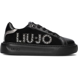 Liu Jo Kylie 22 Sneakers - Leer - Dames - Zwart - Maat 38