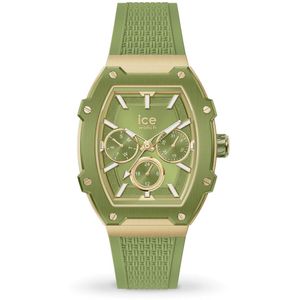 Ice Watch Ice Boliday - Gold Forest 022859 Horloge - Siliconen - Groen - Ø 40 mm