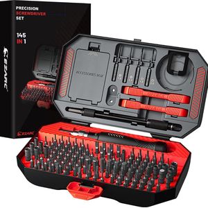 Schroevendraaier Set (145 in 1) | Magnetische Torx Schroevendraaier Kit met Case | Professionele Reparatie Tool voor Elektronica, PC, Laptop