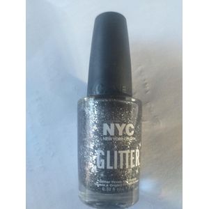Nyc glitter nail polish 010 Silver miss