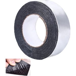 Zelfklevende bitumentape zwart 50 mm x 10 m - waterdicht reparatietape - buiten gebruik - sterk klevend - weerbestendig - voor raamvoegen metaal tegels verfstaaltegels