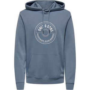 ONLY & SONS ONSLAMER REG INTERLOCK SWEAT HOODIE Heren Trui - Maat L