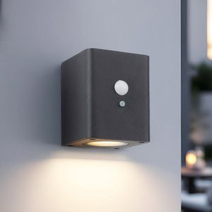 Solar wandlamp voor buiten met sensor Anzia
