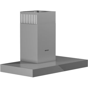 Wiggo - WE-A941T(G) - T-Model - Wandschouw - 90cm - 650m³/h - LED - klasse A - 5 jaar garantie - Grijs