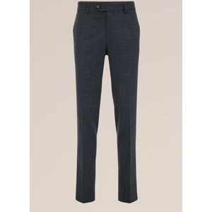 WE Fashion Heren slim fit pantalon met dessin