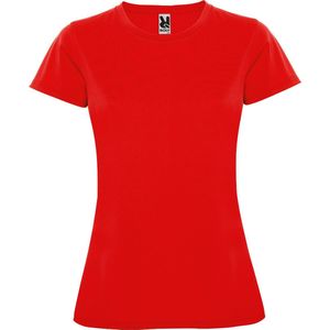 Rood dames sportshirt korte mouwen MonteCarlo merk Roly maat XL