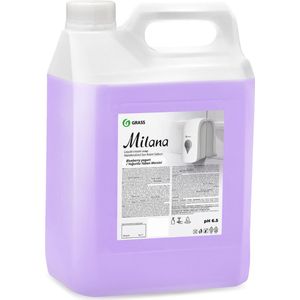Grass Milana - Handzeep - Verzachtend - Bosbessen in Yoghurt - 5 liter - Navulling