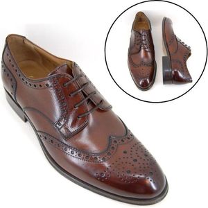 Stravers - Brogues Maat 39 Heren Kleine Maten Nette Brogue Herenschoenen