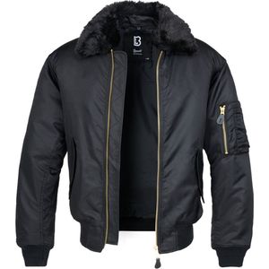 Brandit - Hooded MA1 Bomber jacket - 3XL - Zwart