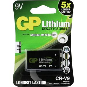 GP Batteries 6LR61 9V batterij (blok) Lithium 800 mAh 9 V 1 stuk(s)