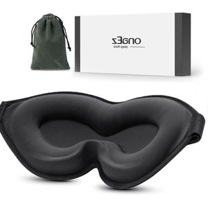Slaapmasker 2023 verbeterd 3D-neusgootdesign - diep gevormde slaapbril - comfortabel 100% lichtblokkerend - zachte slaapmaskers voor yoga reizen