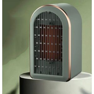 Elektrische kachel verwarming ventilator heater 800-1200W 2 standen omval beveiliging Groen