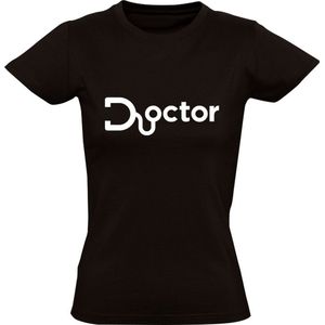 Doctor Dames T-shirt | dokter | zorg | arts | zuster | Zwart