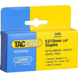 Tacwise nieten voor tacker - Type 53 - 10 mm - Gegalvaniseerd - 2000 stuks