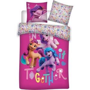 My Little Pony Dekbedovertrek Together - Eenpersoons - 140 x 200 cm - Polyester