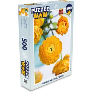 Puzzel Bloemen - Buiten - Oranje - Legpuzzel - Puzzel 500 stukjes