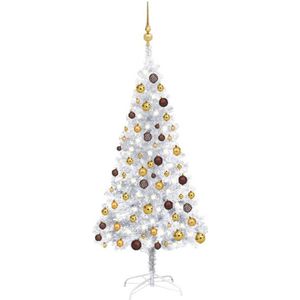 vidaXL-Kunstkerstboom-met-verlichting-en-kerstballen-150-cm-PET-zilver