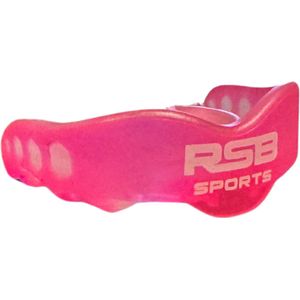 RSB Sports - Gebitsbeschermer met Opbergdoosje - Voor Boksen, Kickboksen, Karate, Rugby, Hockey - Roze