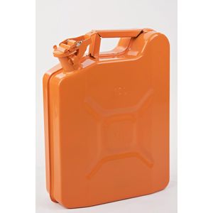 Minalco benzine - Jerrycan - metaal 10 Ltr - UN goedgekeurd - Oranje