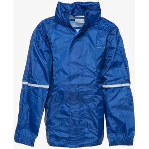 Mountain Peak kinder regenjas - Blauw - Met capuchon - Ritssluiting - Maat 170/176