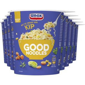 Unox Good Noodles Cup Kip - 8 x 69 g - Voordeelverpakking