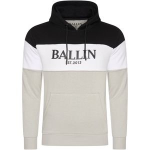 Ballin Est. 2013 Hoodie colourblock Lichtblauw Maat XXL