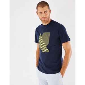 Crewneck T-shirt Mannen - Navy - Maat S