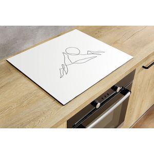 Inductiebeschermer - Nature Art - 81.6x52.7 cm - Inductiebeschermer - Inductie Afdekplaat Kookplaat - Inductie Mat - Anti-Slip - Keuken Decoratie - Keuken Accessoires