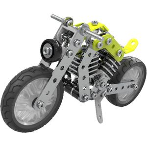 Metaal 3D Bouwpakket - Harley Davidson (158 Delen) | Iconische Motorfiets | Mini Modelbouw