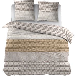 Snoozing Alice Dekbedovertrek - Extra breed - 270x200/220 cm - Zand