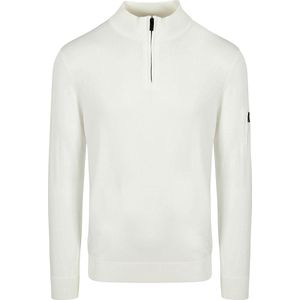 Suitable Race Half Zip Trui Ecru - Maat S - Heren - Schipperstrui