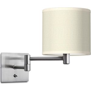 Home Sweet Home wandlamp Bling - wandlamp Swing inclusief lampenkap - lampenkap 16/16/15cm - geschikt voor E27 LED lamp - warm wit