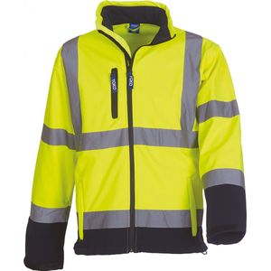 Jas Unisex 4XL Yoko Lange mouw Hi Vis Yellow / Navy 100% Polyester