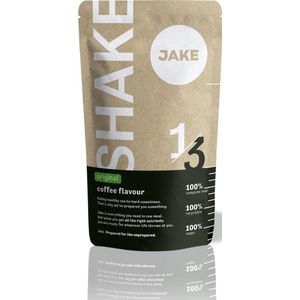 Jake koffie Original 40 Maaltijden - Vegan Maaltijdvervanger - Poeder Maaltijdshake - Plantaardig, Rijk aan voedingsstoffen, Veel Eiwitten - Shakes