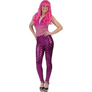 Zeemeermin legging roze