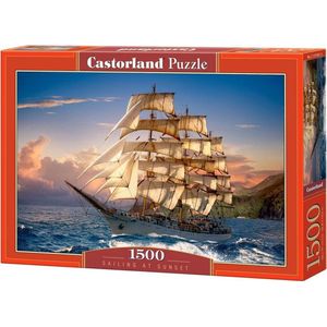 Castorland Sailing at Sunset - 1500 stukjes
