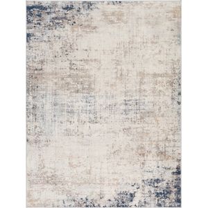 SURYA Vloerkleed - Woonkamer, Slaapkamer - Modern Abstract vloerkleed ALIX - Grijs/Blauw - 160x215 cm