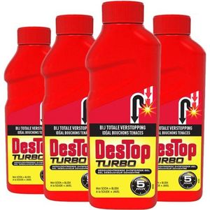 Destop Turbo Ontstopper 1L x4