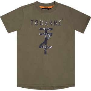 Touzani - T-shirt - KUJAKU STREET Green (158-164) - Kind - Voetbalshirt - Sportshirt