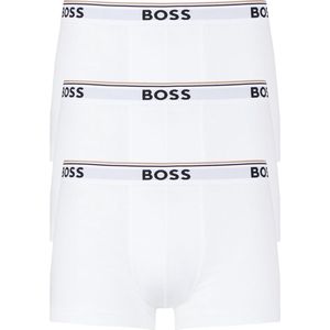 HUGO BOSS Power trunks (3-pack) - heren boxers kort - wit - Maat: M