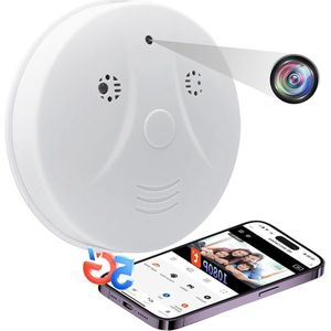 5G WiFi Mini Spy Camera Rookmelder Draadloze Micro Spion Camera HD 1080P Discrete Remote Bewakingscamera Nachtelijke Opname Bewegingsdetectie