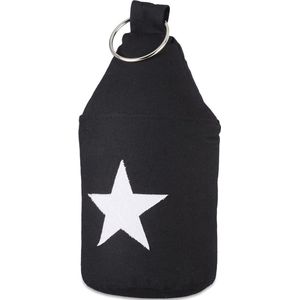 Decoratieve extra hoge deurstopper met handvat voor vloer - sterrenstof - zak - buffer stof.