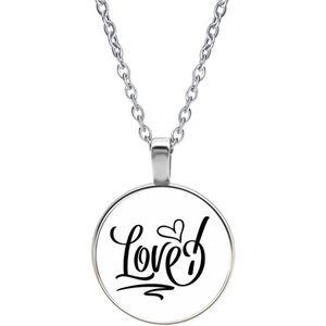 Ketting Glas - Love